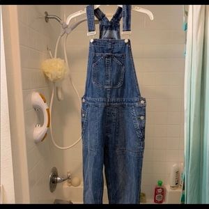 gap denim overalls
